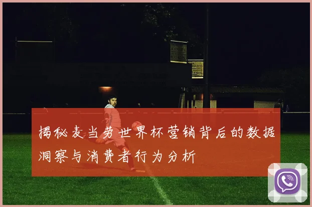 揭秘麦当劳世界杯营销背后的数据洞察与消费者行为分析